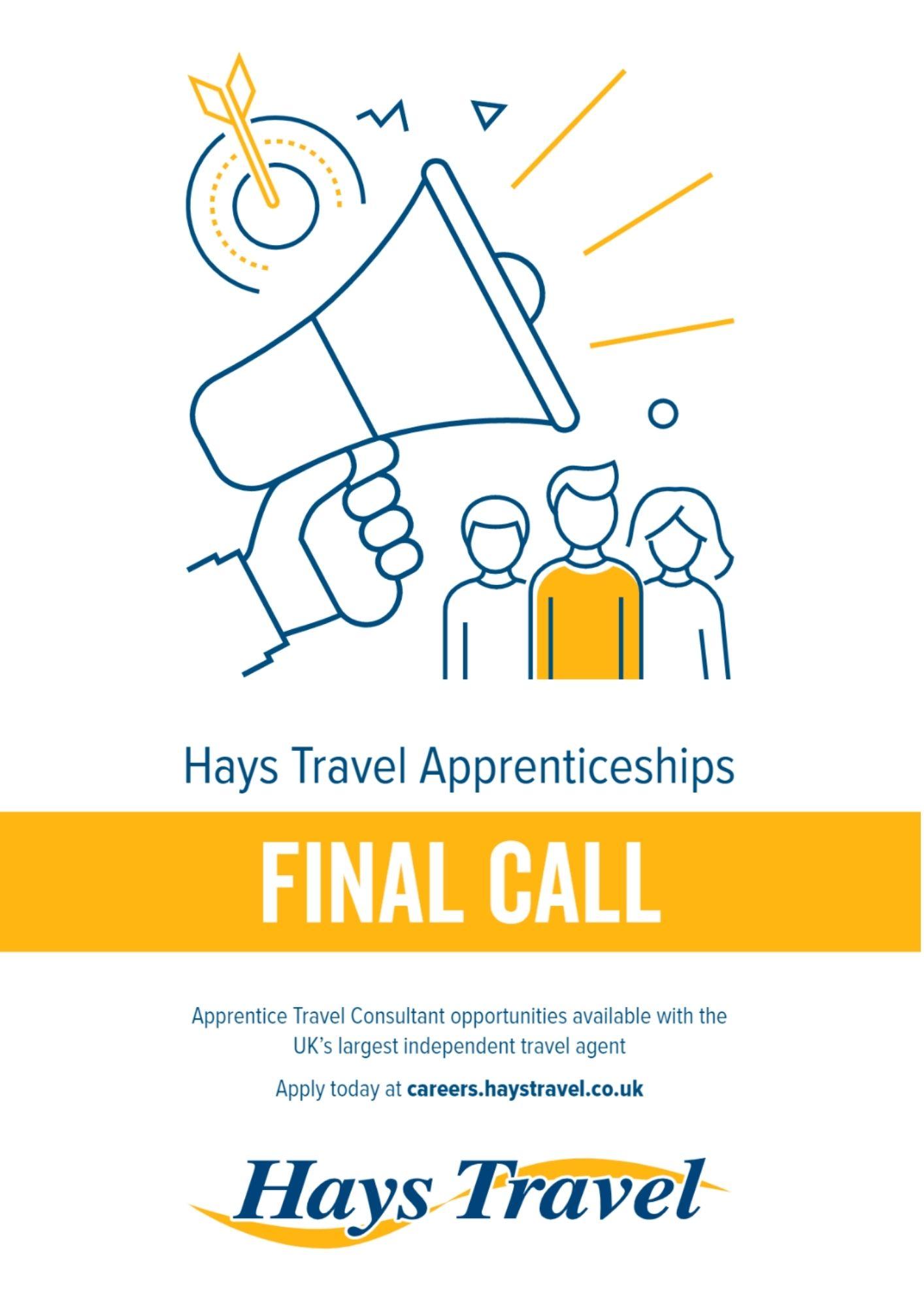 travel agent apprenticeships